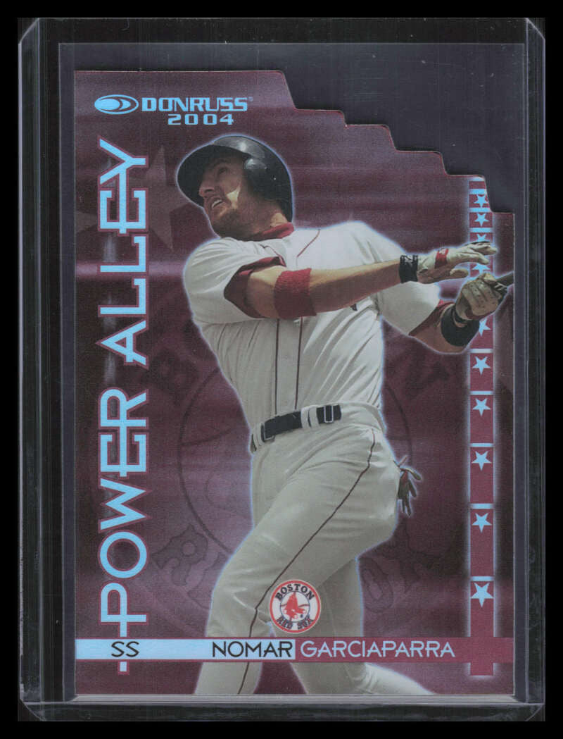 2004 Donruss Power Alley Red Die Cut 6 Nomar Garciaparra 134/250