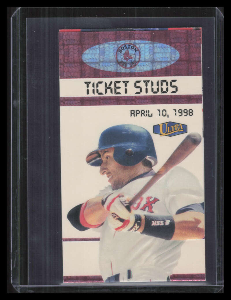 1998 Ultra Ticket Studs 4 Nomar Garciaparra