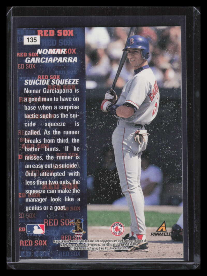 1998 Pinnacle Inside Diamond Edition 135 Nomar Garciaparra IT Inside Tips READ