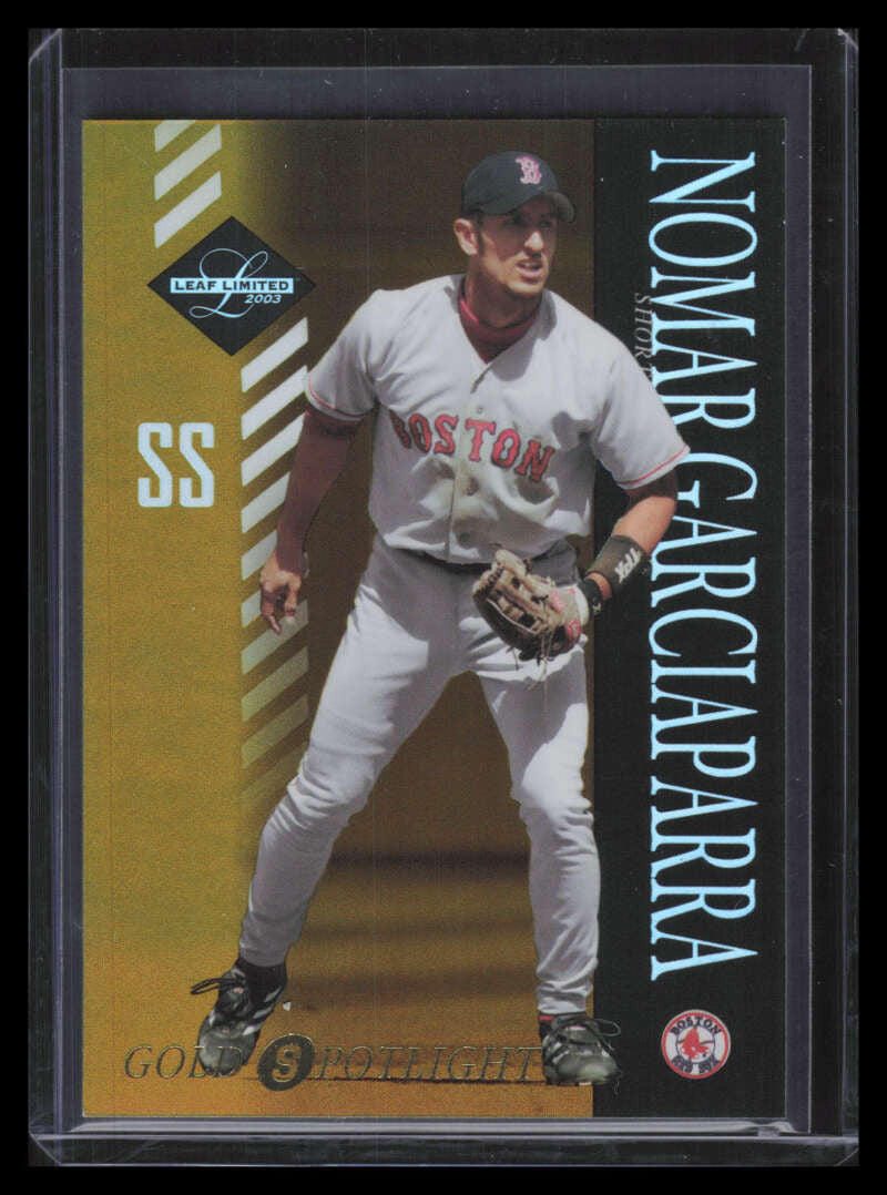 2003 Leaf Limited Gold Spotlight 130 Nomar Gaciaparra A 1/50