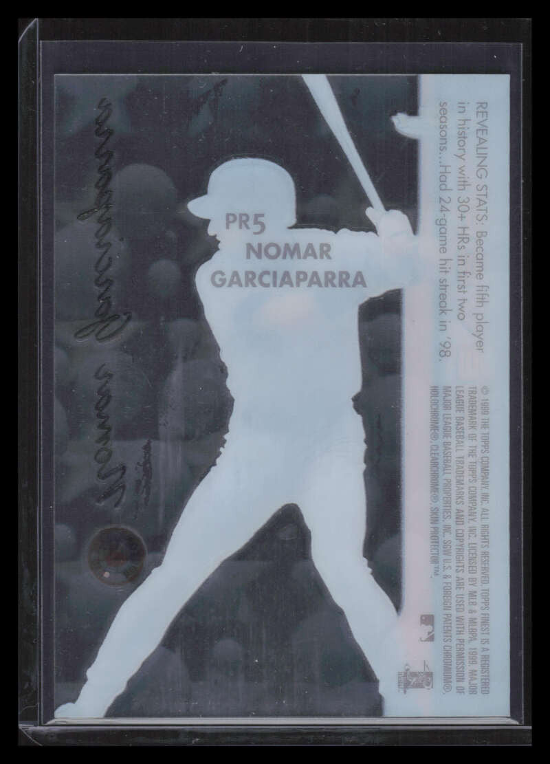 1999 Finest Peel and Reveal Stadium Stars 5 Nomar Garciaparra