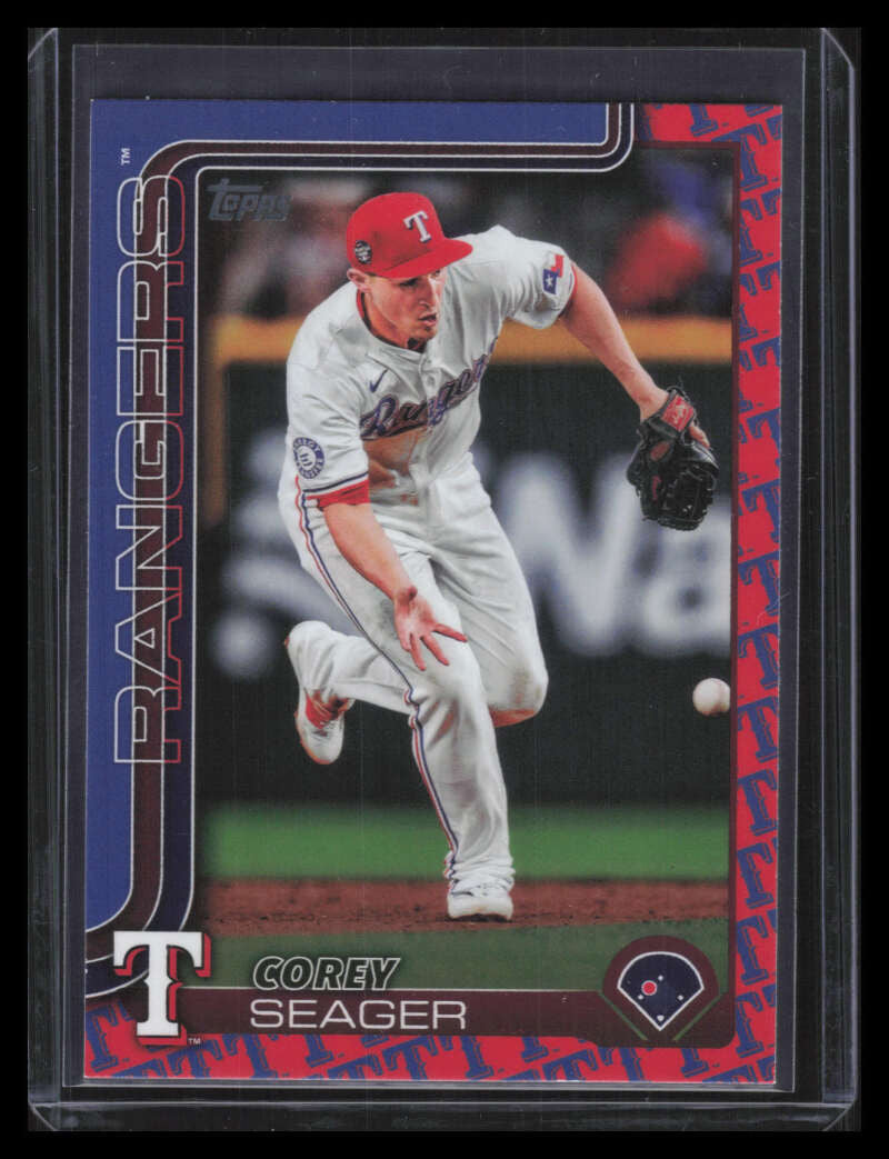 2025 Topps Team Color Border Variations 281 Corey Seager
