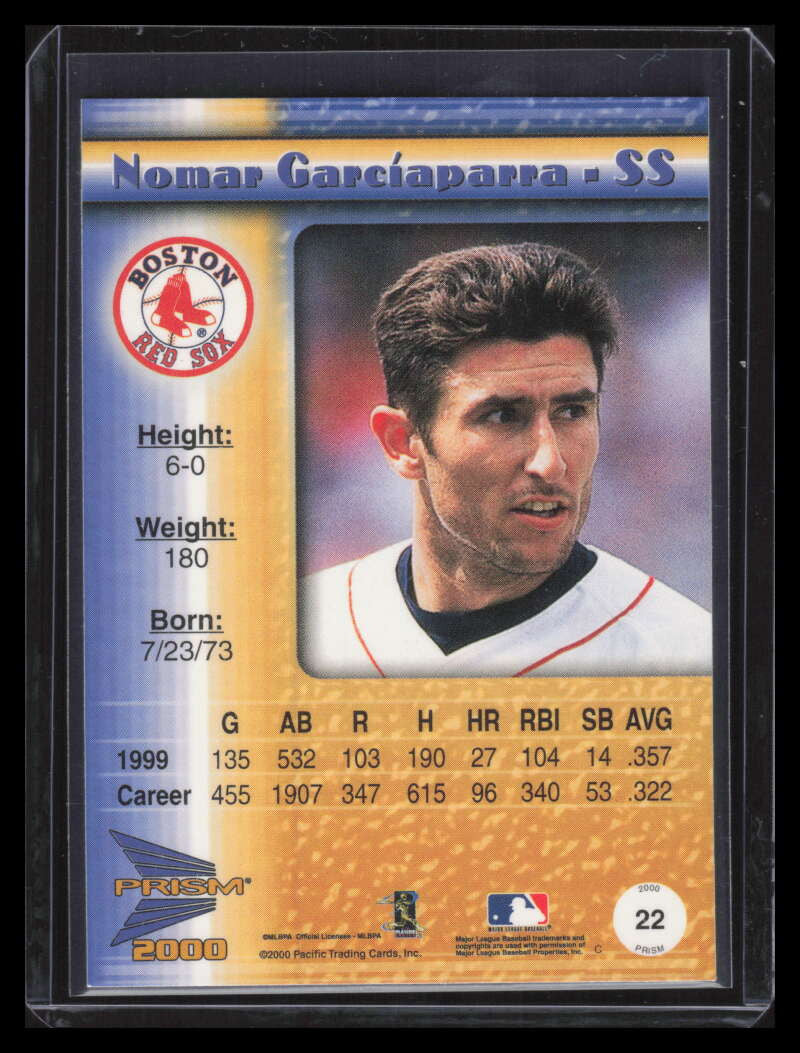 2000 Pacific Prism Pebbly Dots 22 Nomar Garciaparra /691