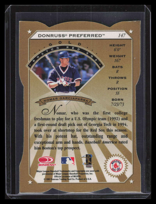 1997 Donruss Preferred Cut to the Chase 147 Nomar Garciaparra G Gold