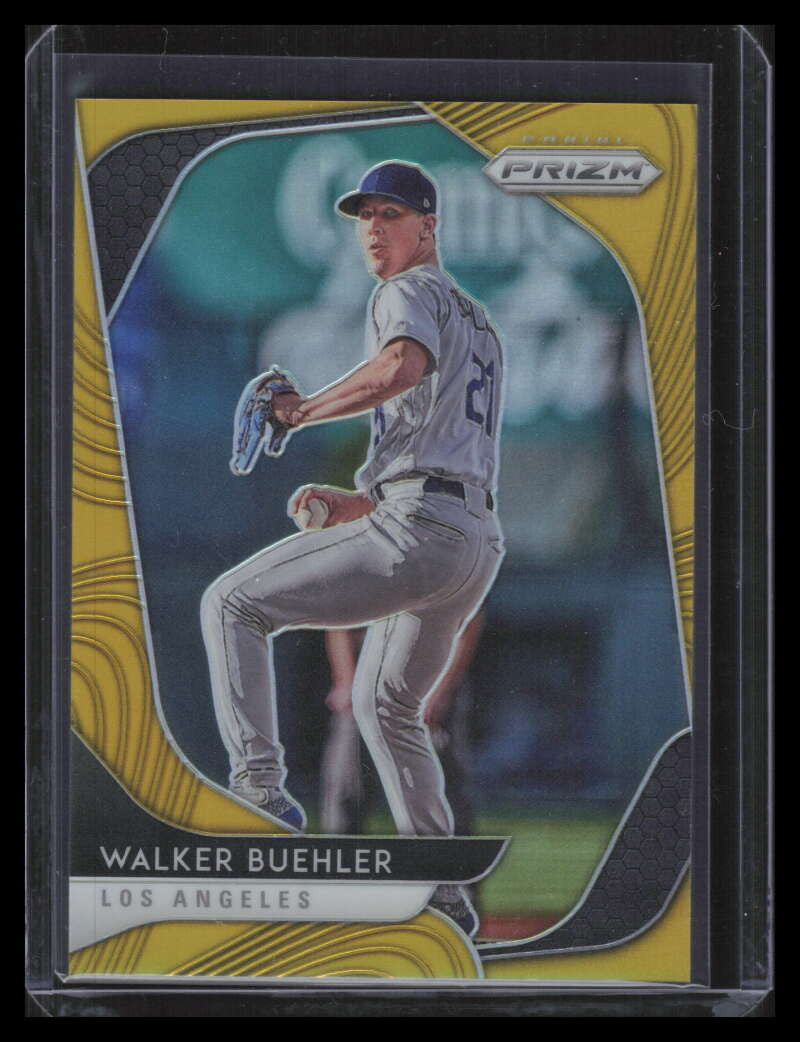 2020 Panini Prizm Prizms Gold Refractor 200 Walker Buehler 4/10