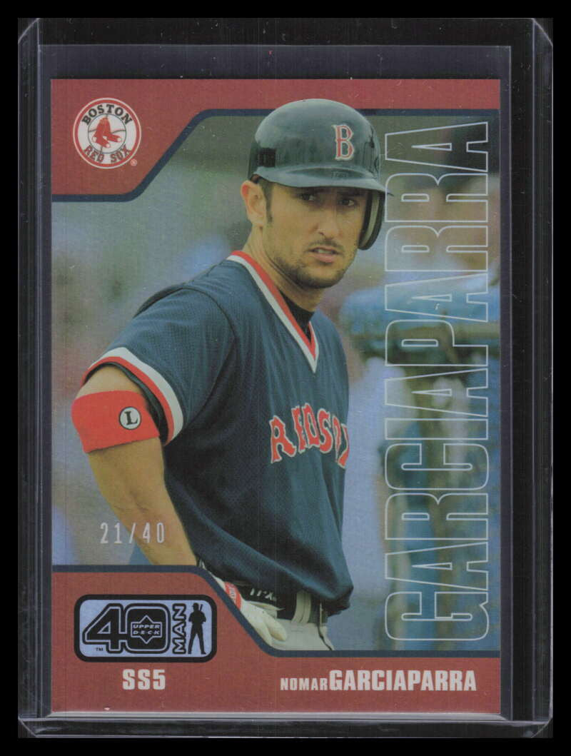 2002 Upper Deck 40-Man Electric Rainbow 265 Nomar Garciaparra 21/40