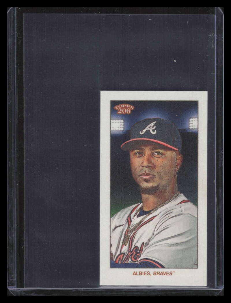 2024 Topps 206 Night Game Variations 1 Ozzie Albies