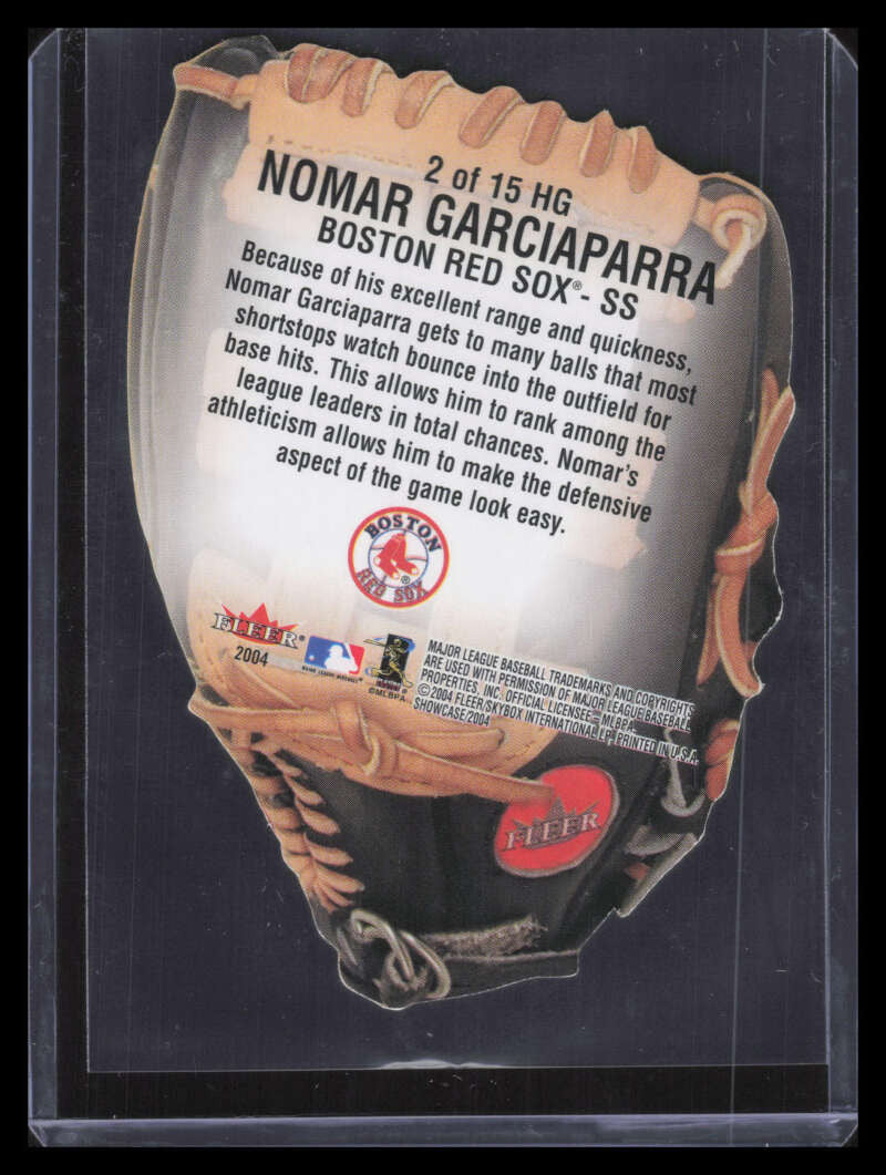 2004 Fleer Showcase Hot Gloves 2 Nomar Garciaparra