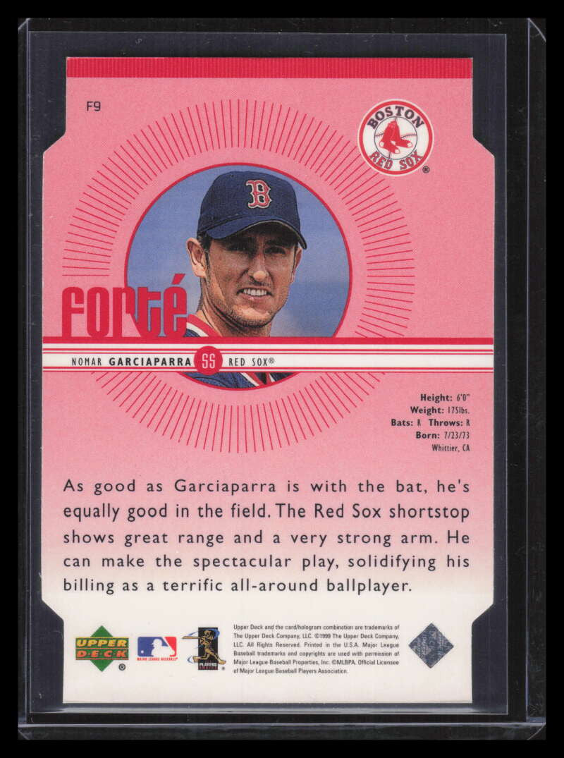 1999 Upper Deck Forte Triple f9 Nomar Garciaparra 39/100