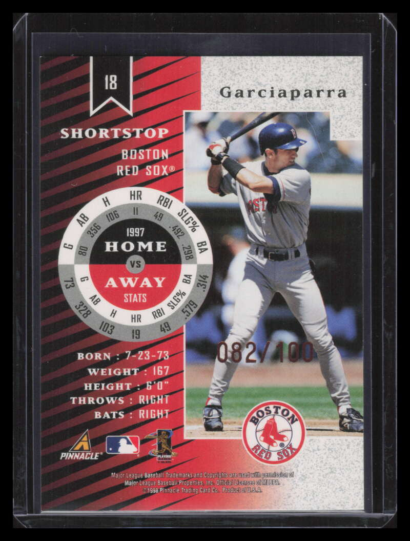 1998 Zenith Z-Gold 18 Nomar Garciaparra 82/100