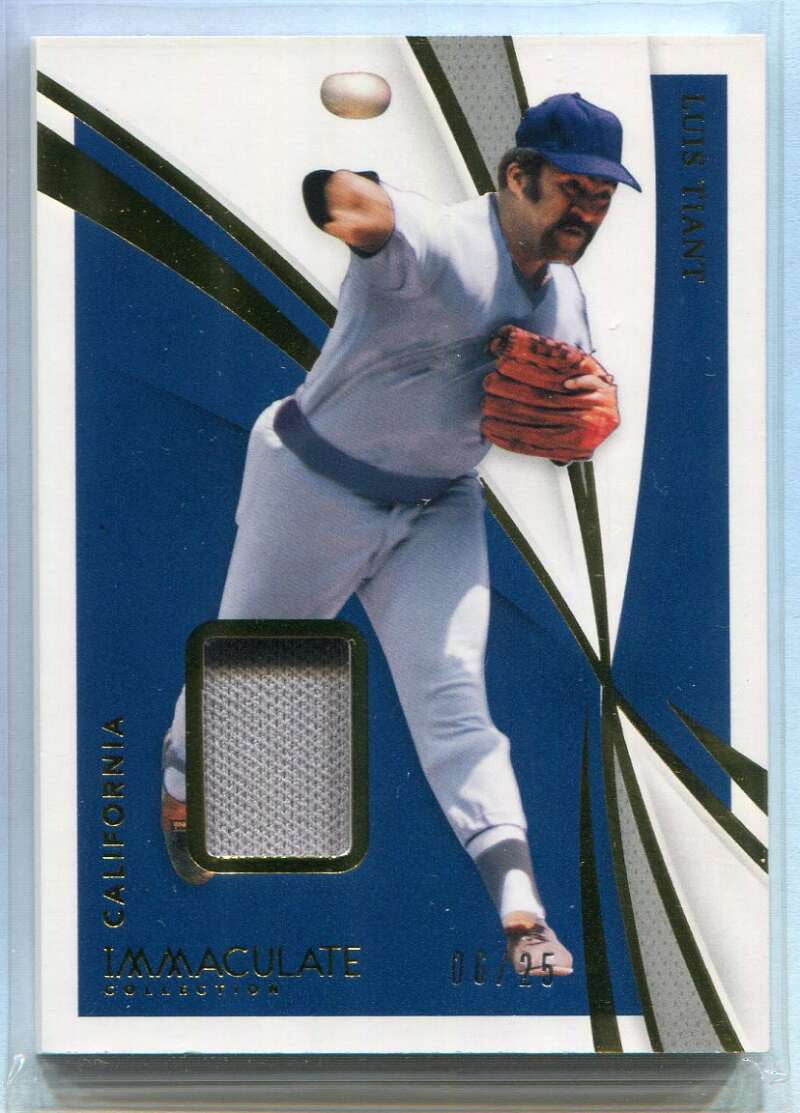2021 Immaculate Collection 83 Luis Tiant Jersey 6/25