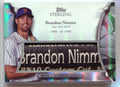 2024 Topps Sterling Bat Nameplates SBNBN Brandon Nimmo Bat Barrel 1/1