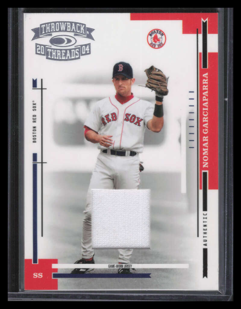2004 Throwback Threads Material 35 Nomar Garciaparra Jersey 37/100