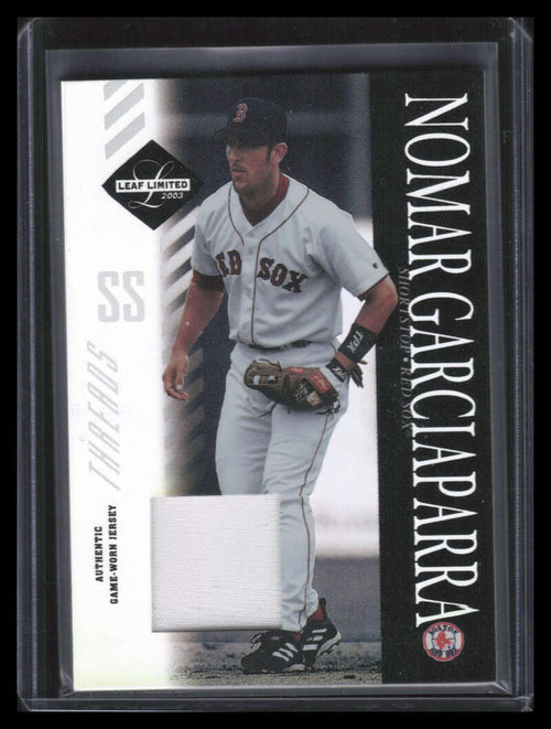 2003 Leaf Limited Threads 5 Nomar Garciaparra H Home Jersey 38/100