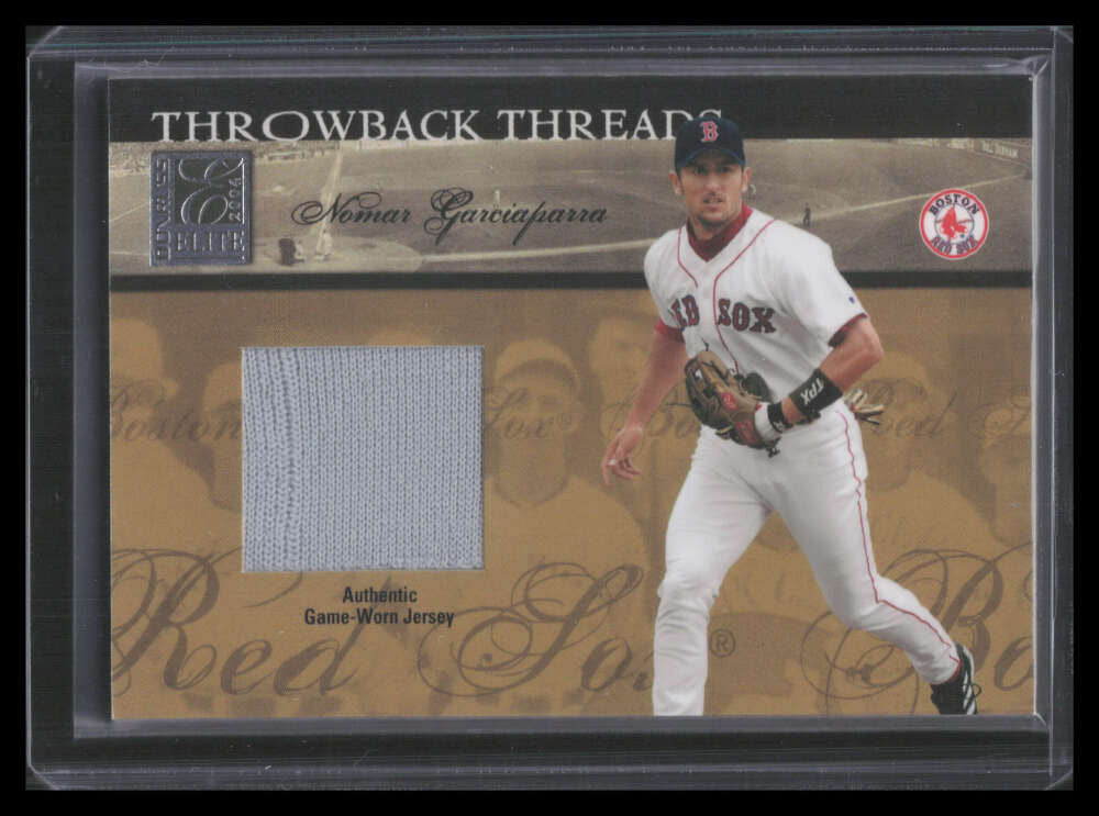 2004 Donruss Elite Throwback Threads 15 Nomar Garciaparra Jersey 127/150
