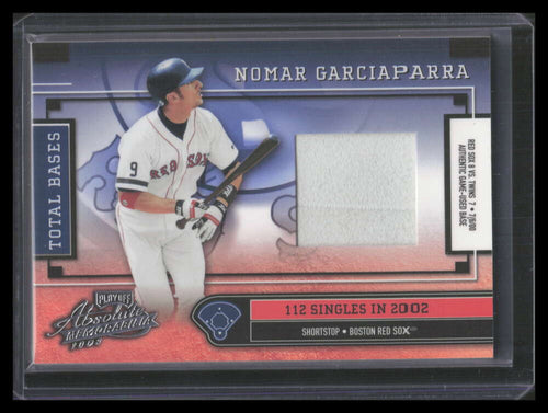 2003 Absolute Total Bases Materials 1b tb2 Nomar Garciaparra 7/6/00 Base 59/112
