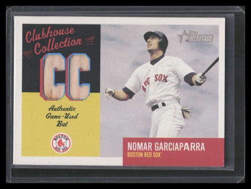 2002 Topps Heritage Clubhouse Collection CCNG Nomar Garciaparra Bat