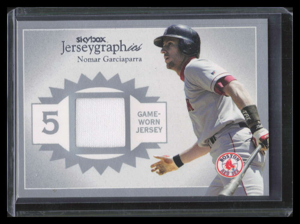 2004 SkyBox Autographics Jerseygraphics Silver Nomar Garciaparra Jersey 24/100