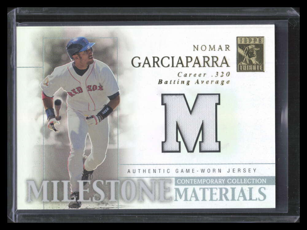 2003 Topps Tribute Contemporary Milestone Materials NG Nomar Garciaparra Jersey