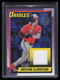 2025 Topps '90 Topps Relics Blue t90rhkt Heston Kjerstad Jersey 131/150