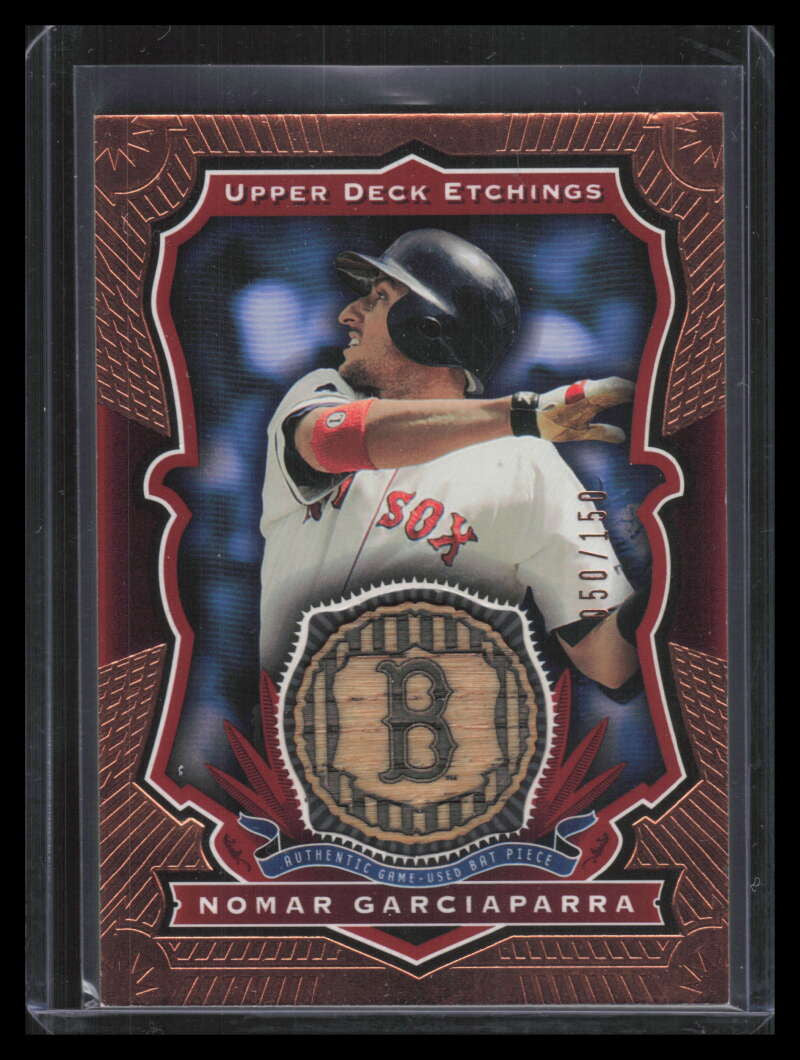 2004 Upper Deck Etchings Game Bat Red NG Nomar Garciaparra Bat 50/150