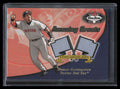 2002 Fleer Box Score Amazing Greats Dual Swatch 5 Nomar Garciaparra Dual Jersey