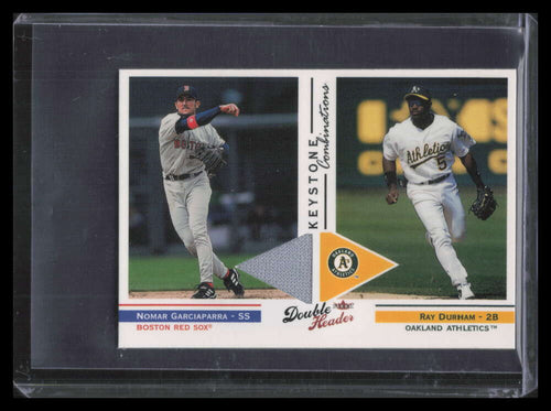 2003 Fleer Double Header Keystone Combinations Durham Garciaparra Jersey /175