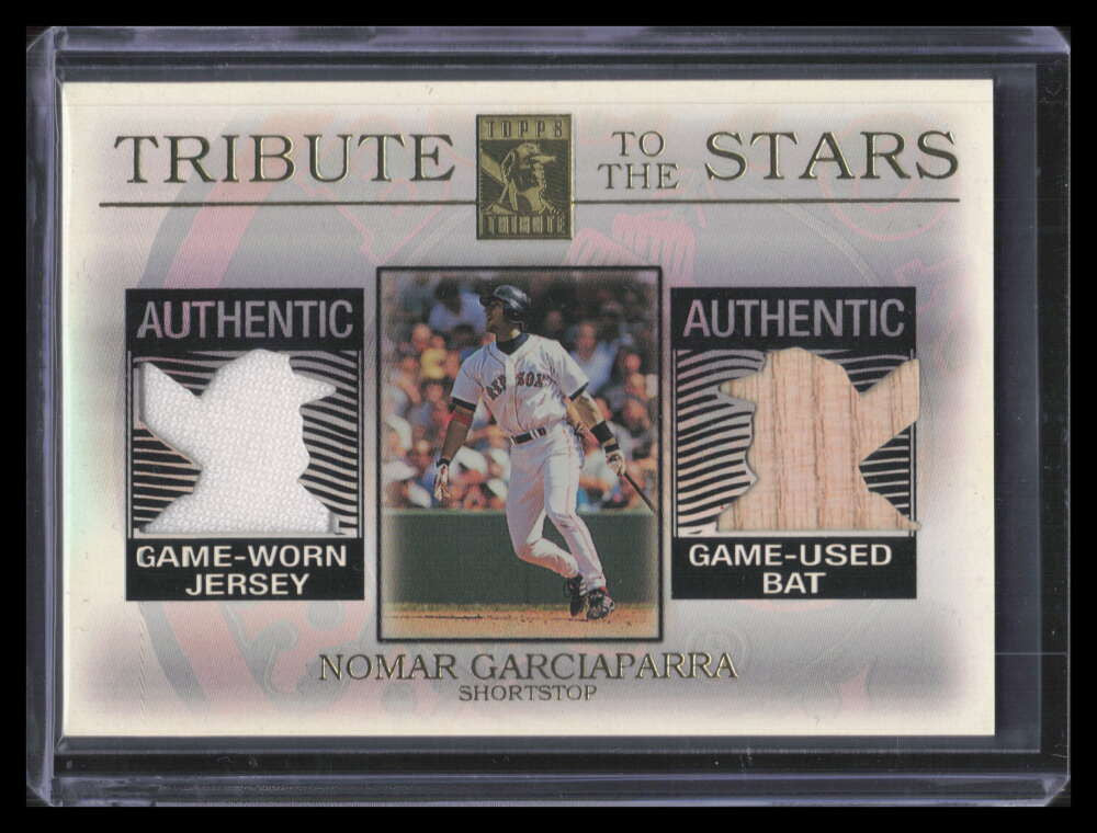 2003 Topps Tribute Contemporary to the Stars Nomar Garciaparra Dual Bat Jersey