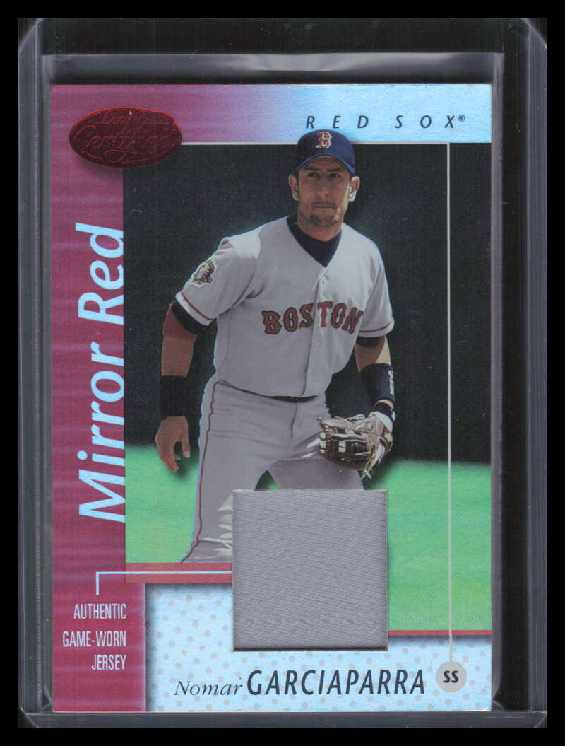 2002 Leaf Certified Mirror Red 30 Nomar Garciaparra Jersey 146/150
