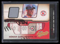 2002 Fleer Authentix AuthenTIX Unripped JANG Nomar Garciaparra Jersey 28/50