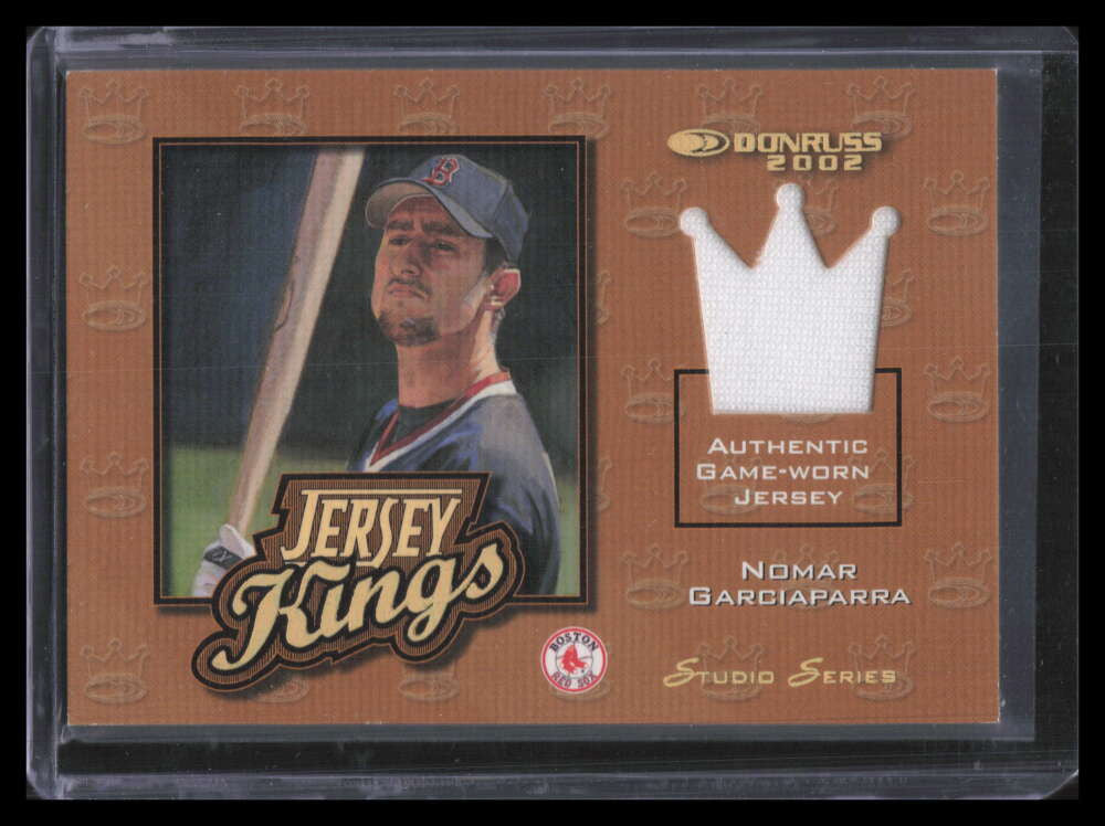 2002 Donruss Jersey Kings Studio Series jk12 Nomar Garciaparra Jersey 8/50
