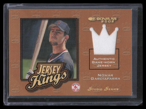 2002 Donruss Jersey Kings Studio Series jk12 Nomar Garciaparra Jersey 8/50