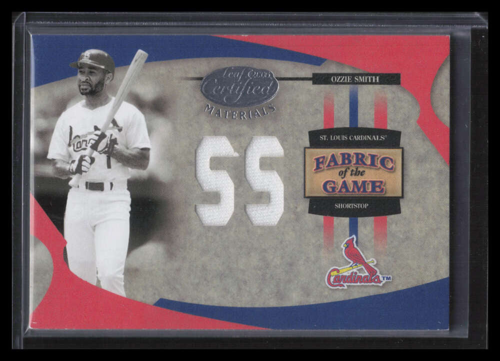 2005 Leaf Certified Fabric of the Game Position Ozzie Smith Pants Jersey 16/25