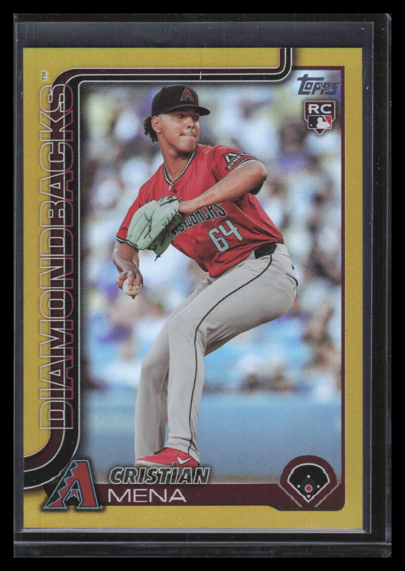2025 Topps Gold Holo Foil 120 Cristian Mena Rookie 28/50