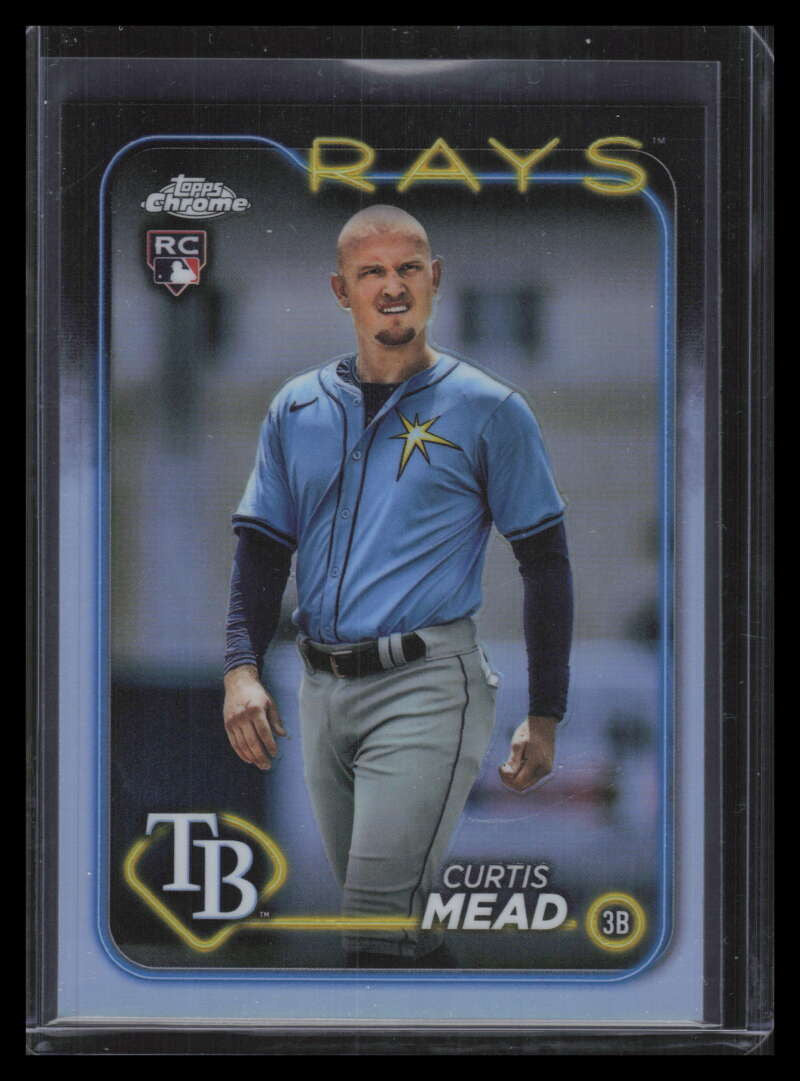 2024 Topps Chrome Photo Variations 209 Curtis Mead Rookie SP