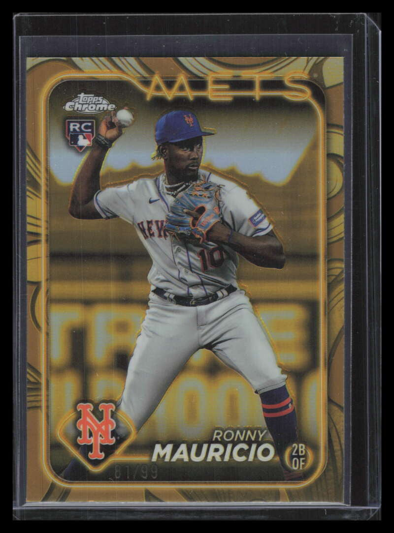 2024 Topps Chrome Gilded Collection 39 Ronny Mauricio 81/99