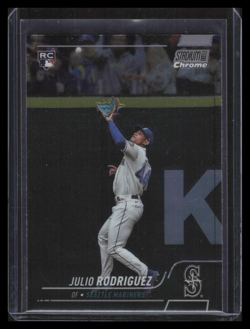 2022 Stadium Club Chrome Insert 148 Julio Rodriguez Rookie