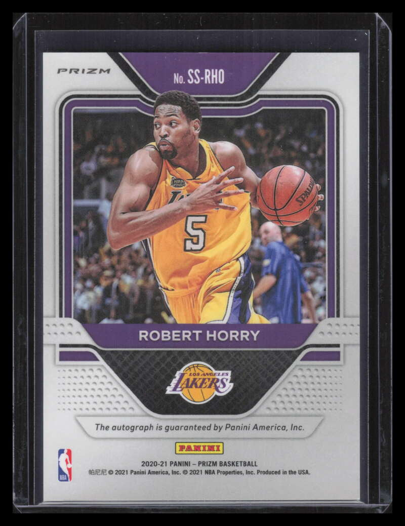 2020-21 Panini Prizm Sensational Signatures Prizms Choice 34 Robert Horry Auto