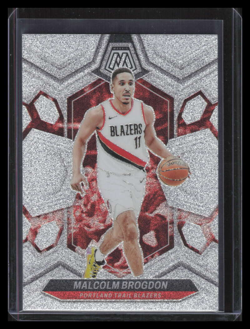 2023-24 Panini Mosaic Mosaic Glitter 190 Malcolm Brogdon