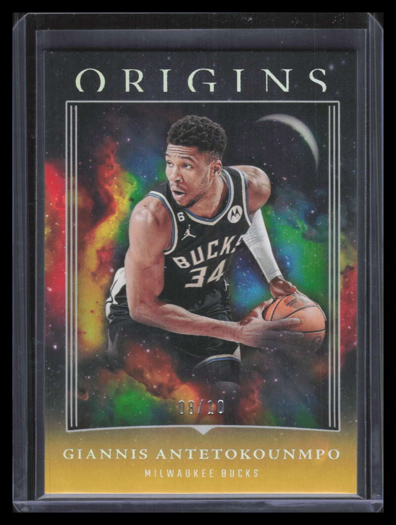 2023-24 Panini Origins Gold 43 Giannis Antetokounmpo 8/10