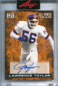 2022 Leaf Pro Set All Power Team Orange aptlt1 Lawrence Taylor Auto 7/8