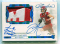 2023 Panini Flawless Collegiate Autographs Jake Haener RC Logo Patch Auto 1/1