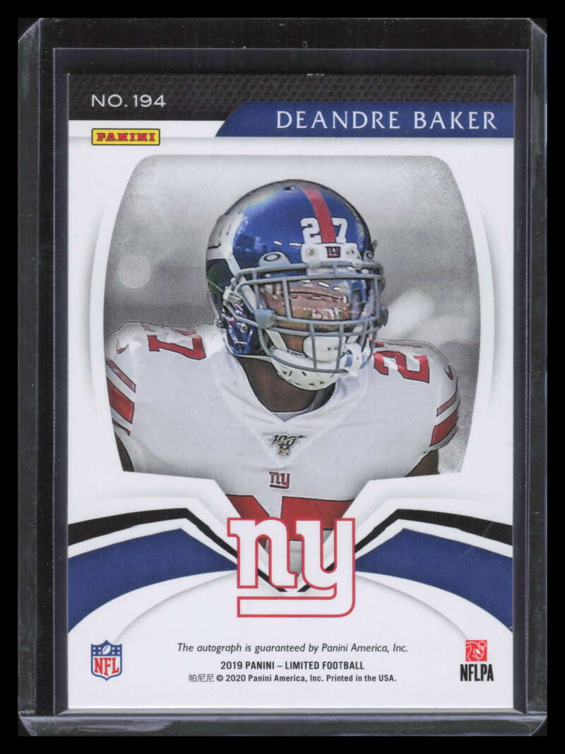 2019 Limited Emerald Spotlight 194 Deandre Baker Rookie Auto 1/5