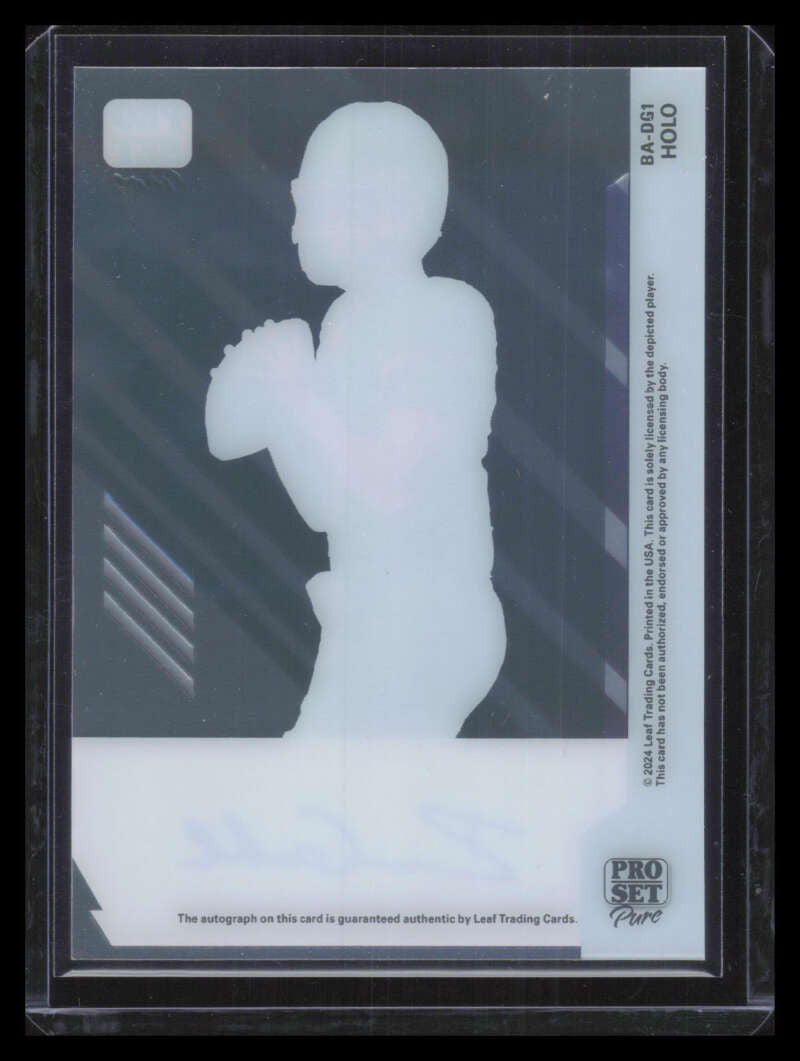 2024 Pro Set Pure Shimless Bronze Spectrum badg1 Dillon Gabriel Rookie Auto 3/3