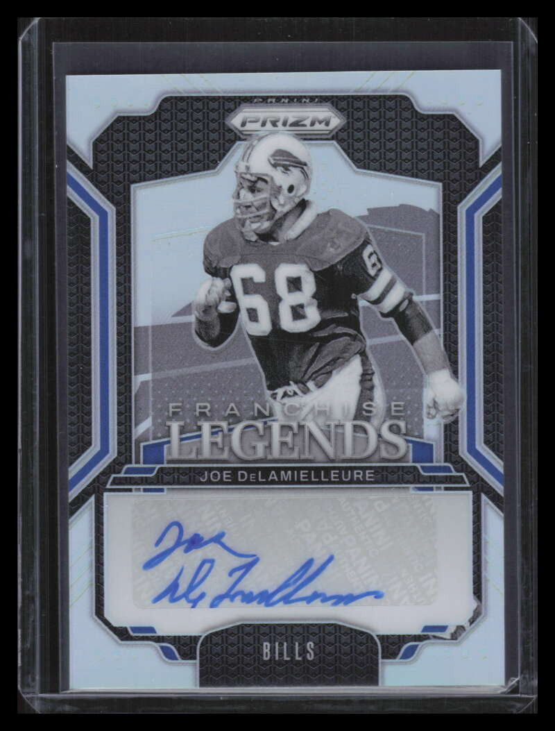 2024 Panini Prizm Franchise Legends Signatures 16 Joe DeLamielleure Auto 51/149