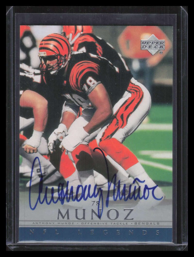 DELETE 160676 2000 Upper Deck Legends Autographs AZ Anthony Munoz Auto