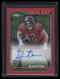 2024 Topps Chrome Autographs Red Refractor RAGBA Graham Barton Rookie Auto 3/5