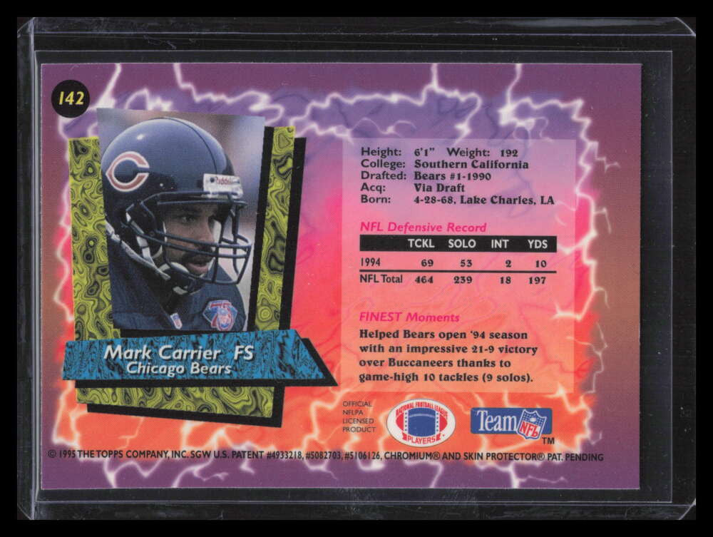 1995 Finest Refractor 142 Mark Carrier