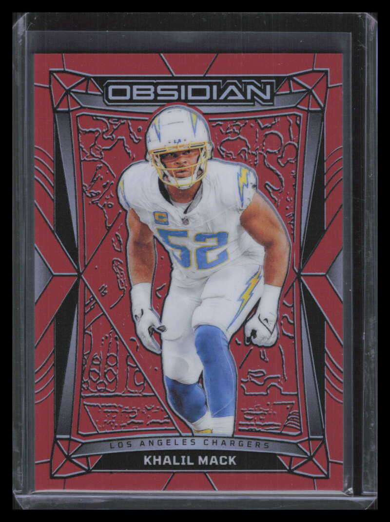 2024 Panini Obsidian Red 109 Khalil Mack 26/49