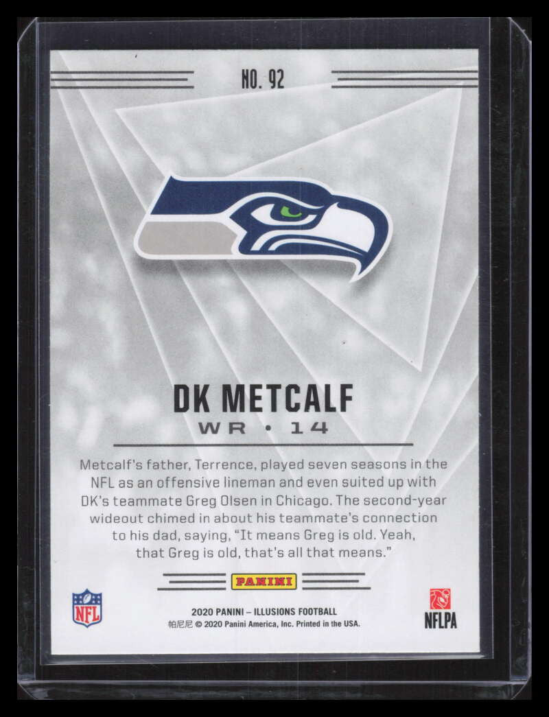 2020 Panini Illusions Starlight 92 DK Metcalf